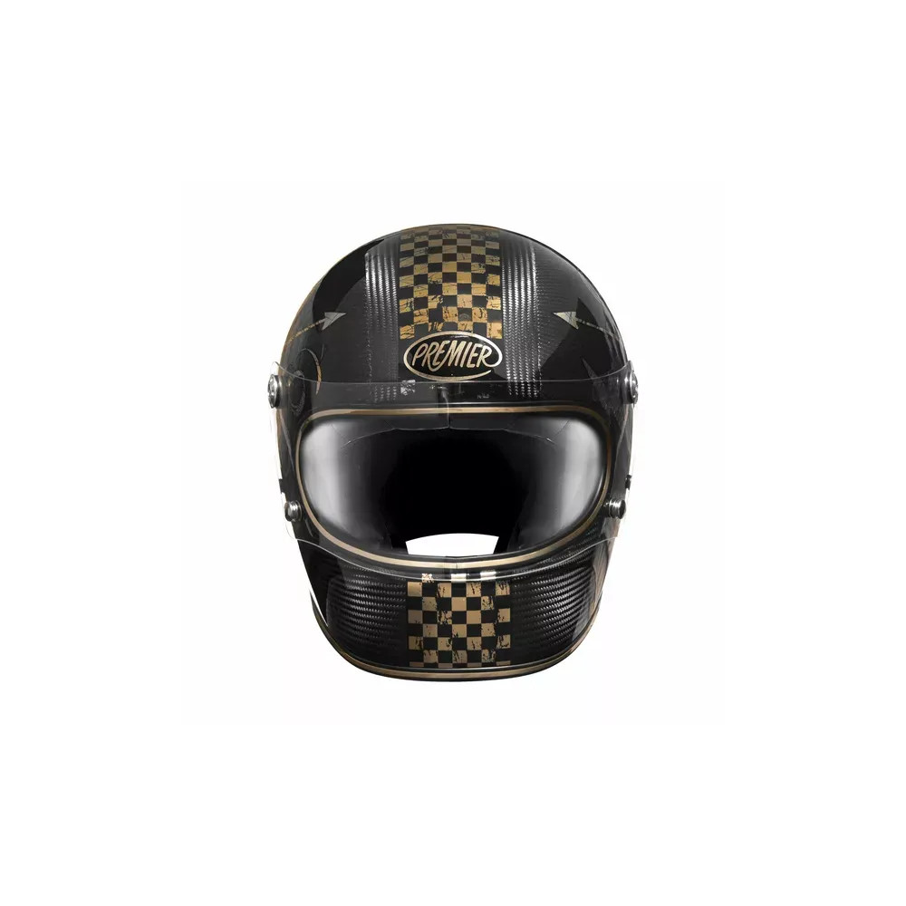 Casco Trophy Carbon — Talla M, Negro brillante